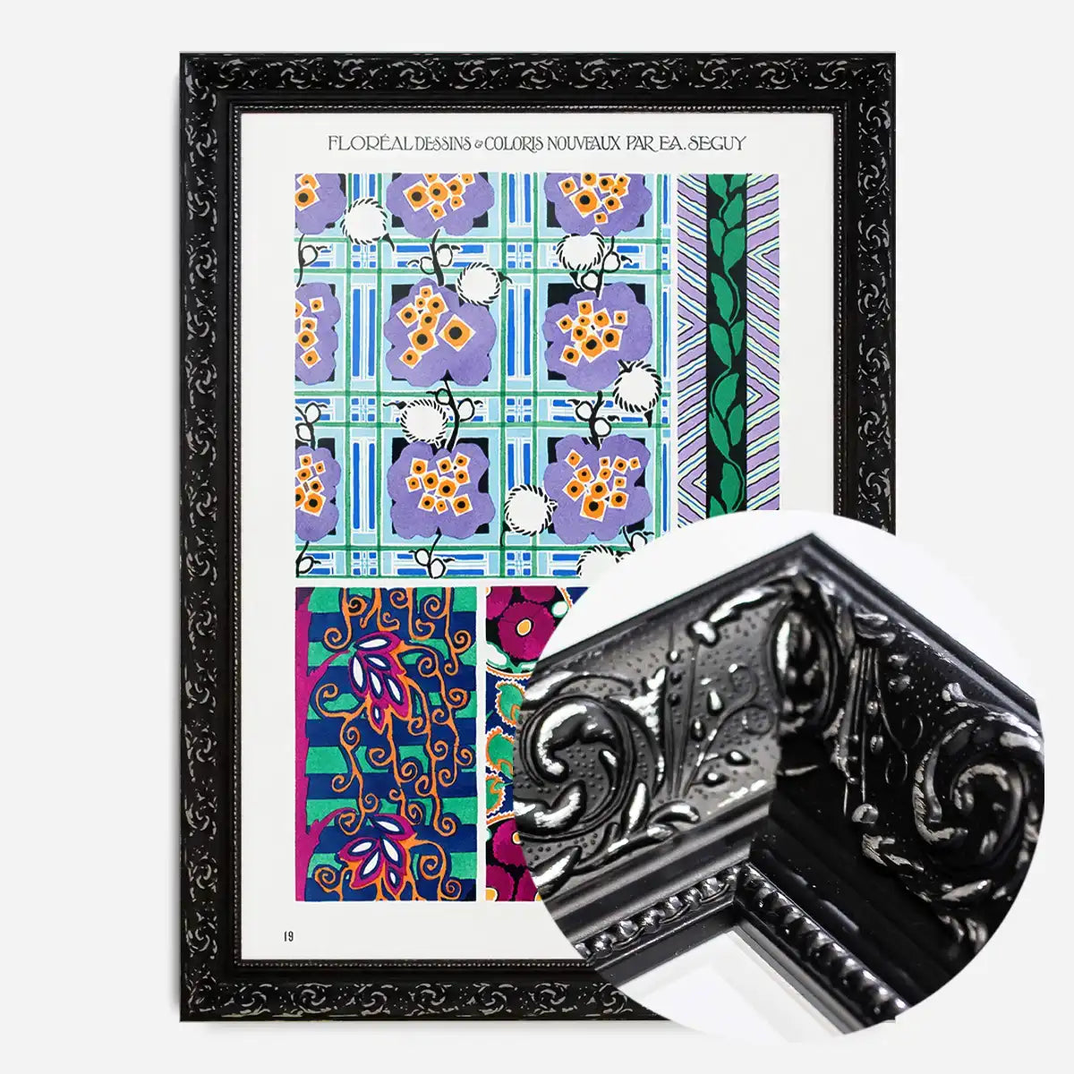 Emile-Alain Séguy Art Nouveau Pattern Print 016