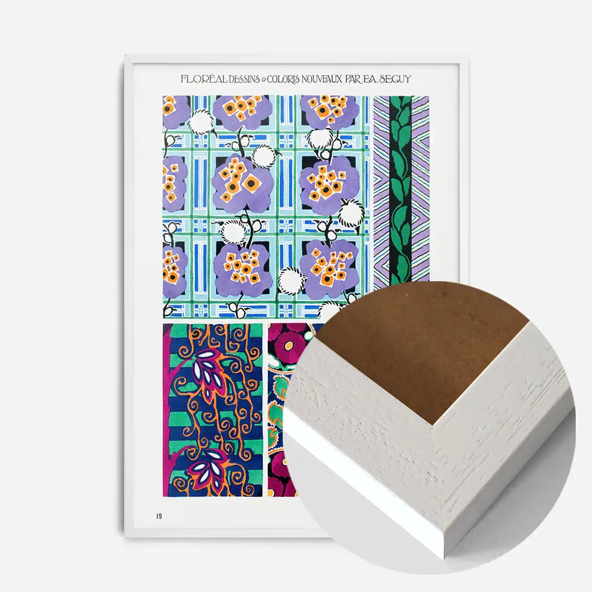 Emile-Alain Séguy Art Nouveau Pattern Print 016