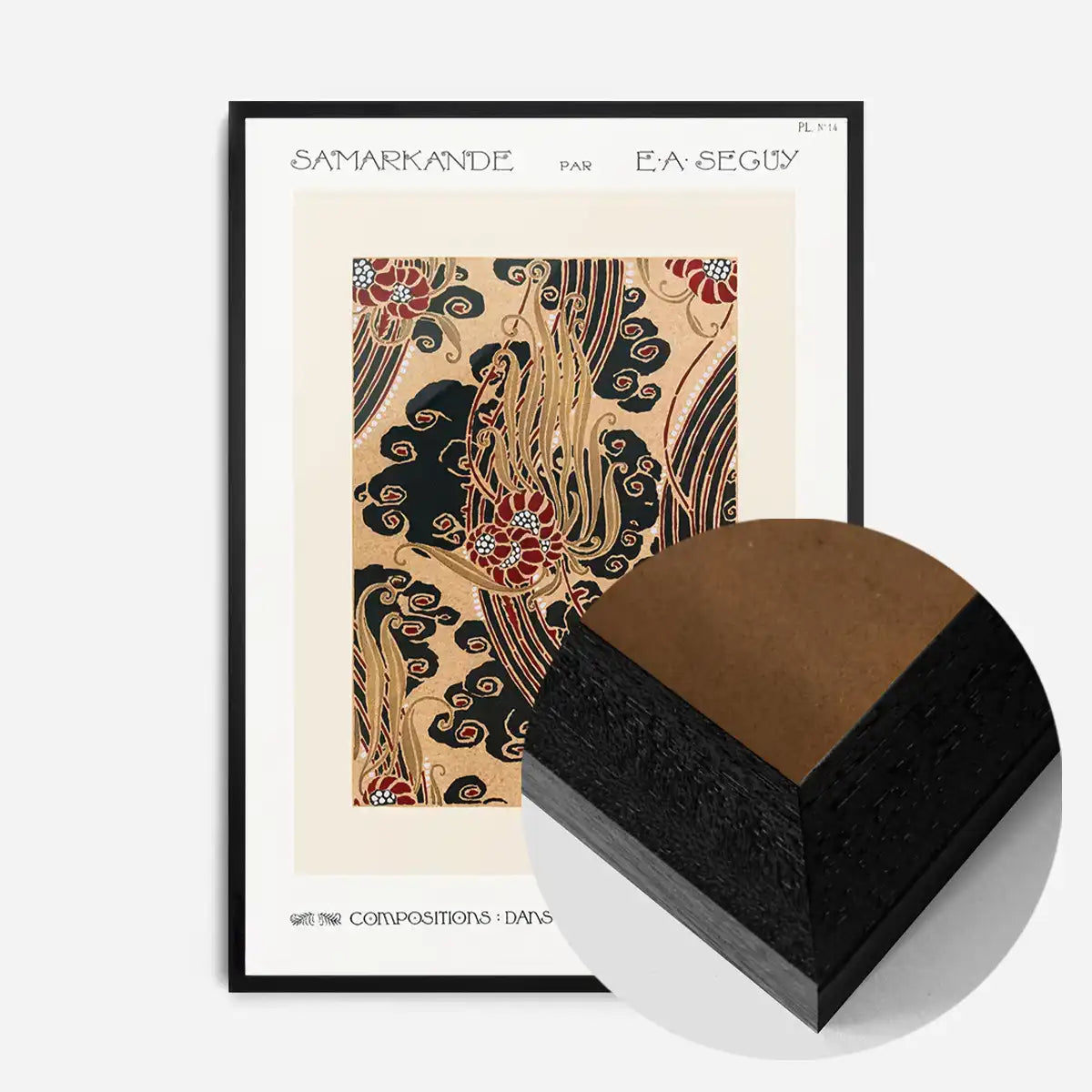 Emile-Alain Séguy Art Nouveau Pattern Print 017
