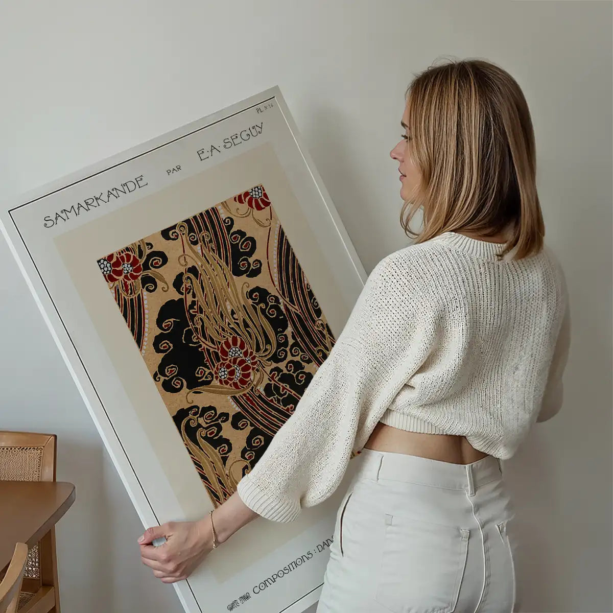 Emile-Alain Séguy Art Nouveau Pattern Print 017