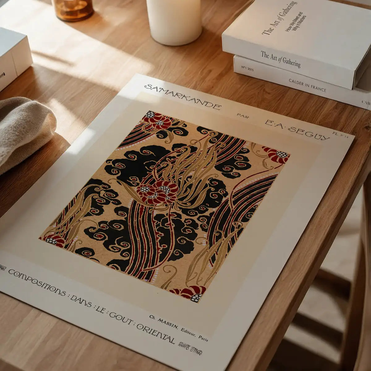 Emile-Alain Séguy Art Nouveau Pattern Print 017