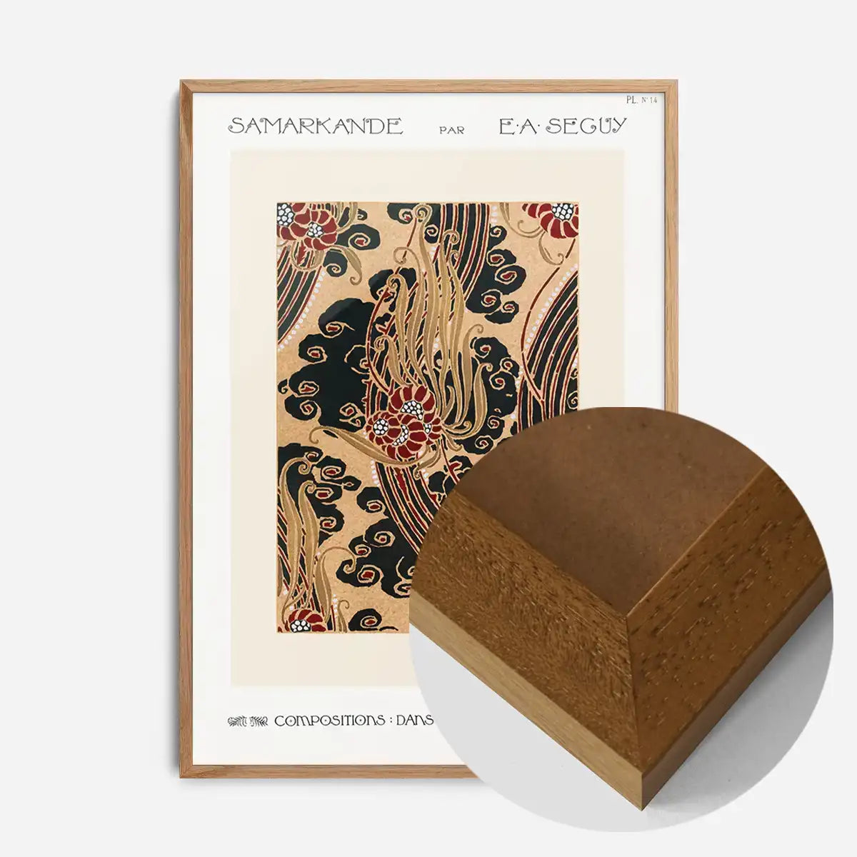 Emile-Alain Séguy Art Nouveau Pattern Print 017