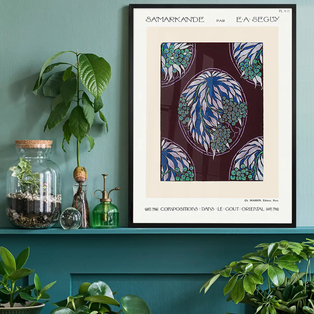 Emile-Alain Séguy Art Nouveau Pattern Print 018