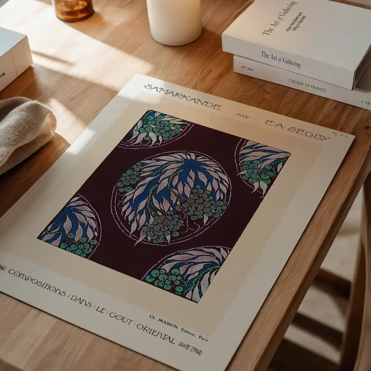 Emile-Alain Séguy Art Nouveau Pattern Print 018