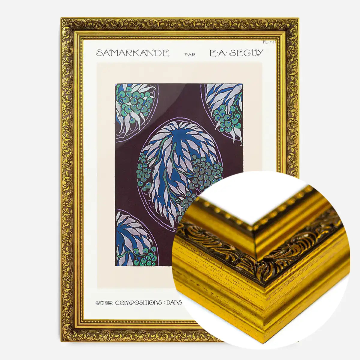 Emile-Alain Séguy Art Nouveau Pattern Print 018