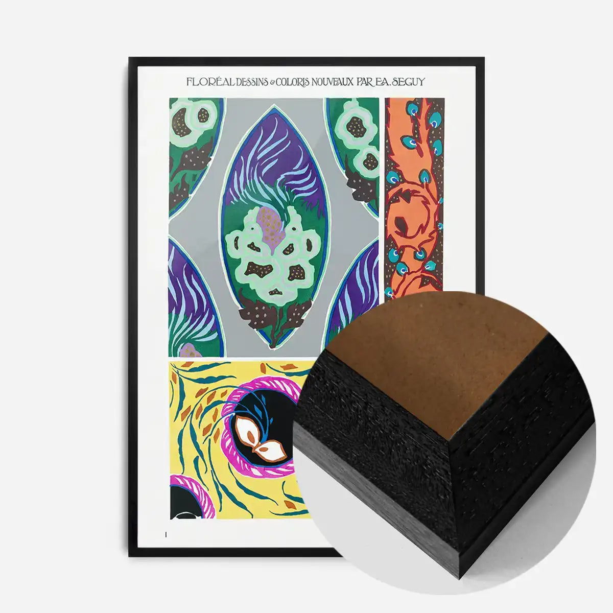 Emile-Alain Séguy Art Nouveau Pattern Print 019