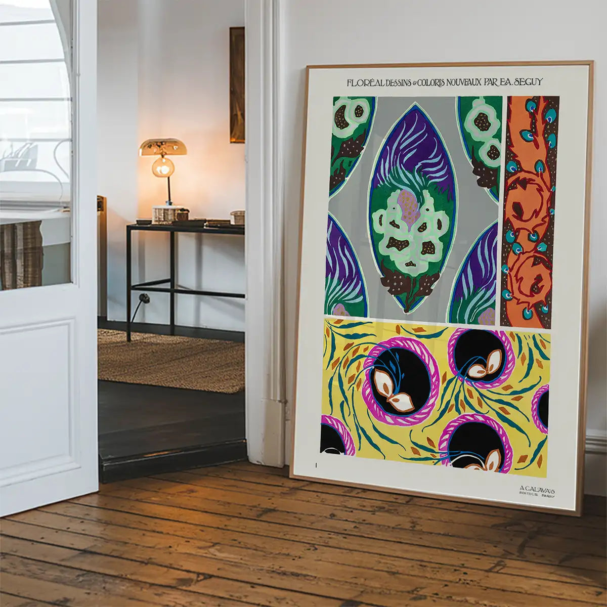 Emile-Alain Séguy Art Nouveau Pattern Print 019