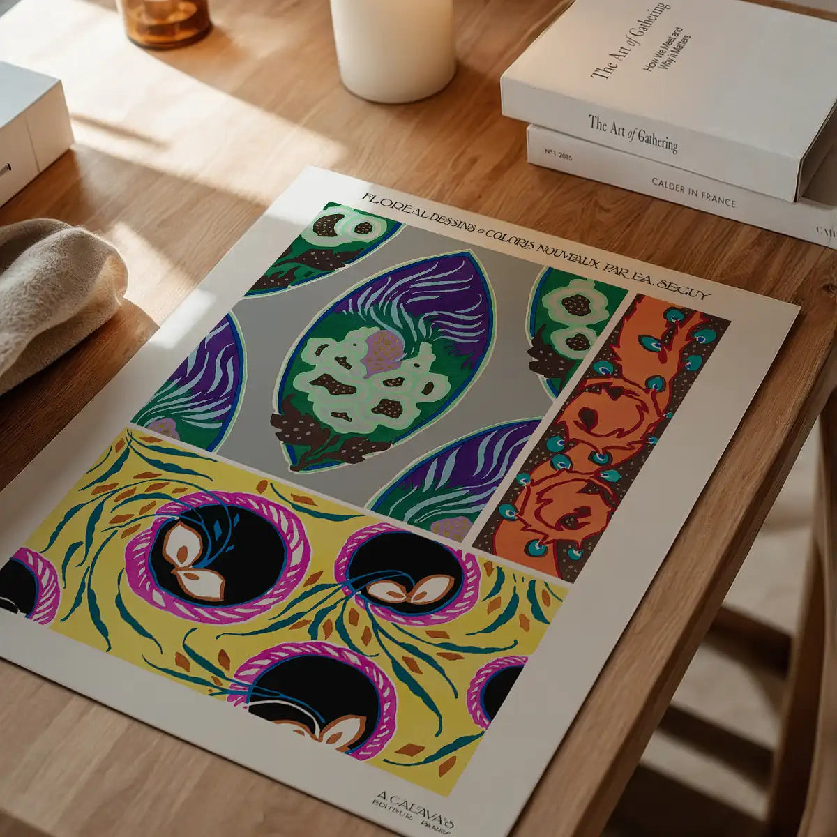 Emile-Alain Séguy Art Nouveau Pattern Print 019