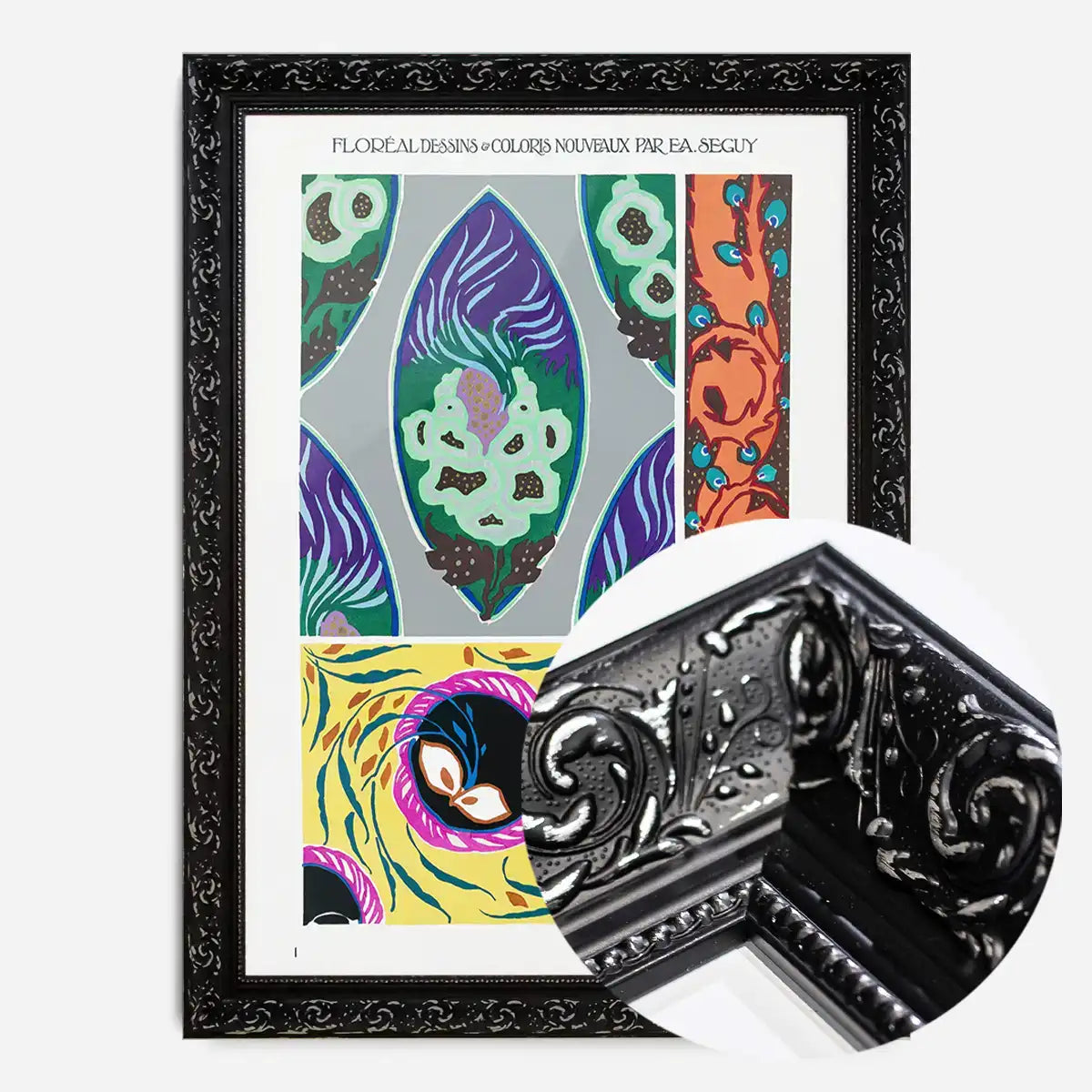 Emile-Alain Séguy Art Nouveau Pattern Print 019