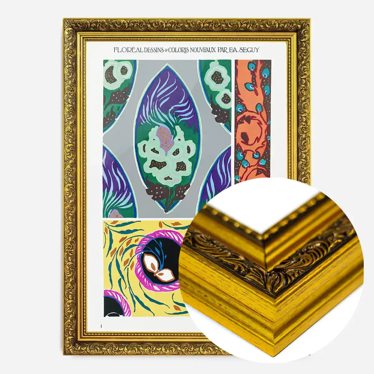 Emile-Alain Séguy Art Nouveau Pattern Print 019