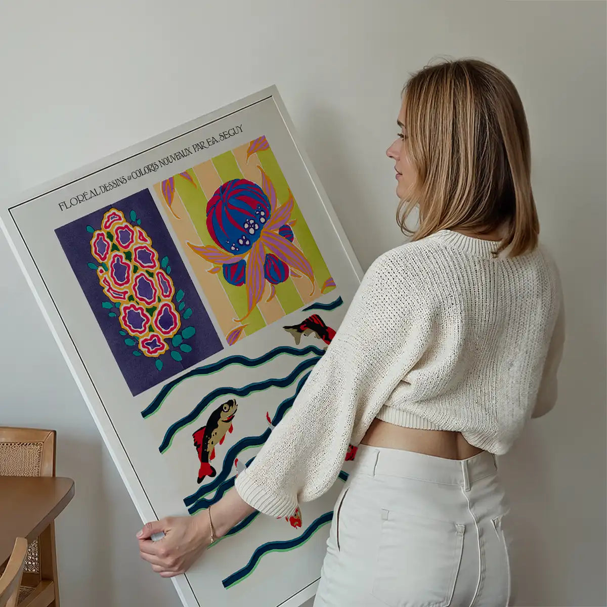 Emile-Alain Séguy Art Nouveau Pattern Print 020