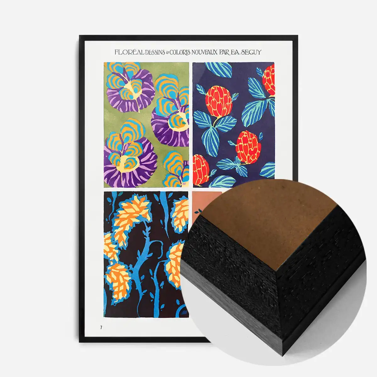 Emile-Alain Séguy Art Nouveau Pattern Print 021