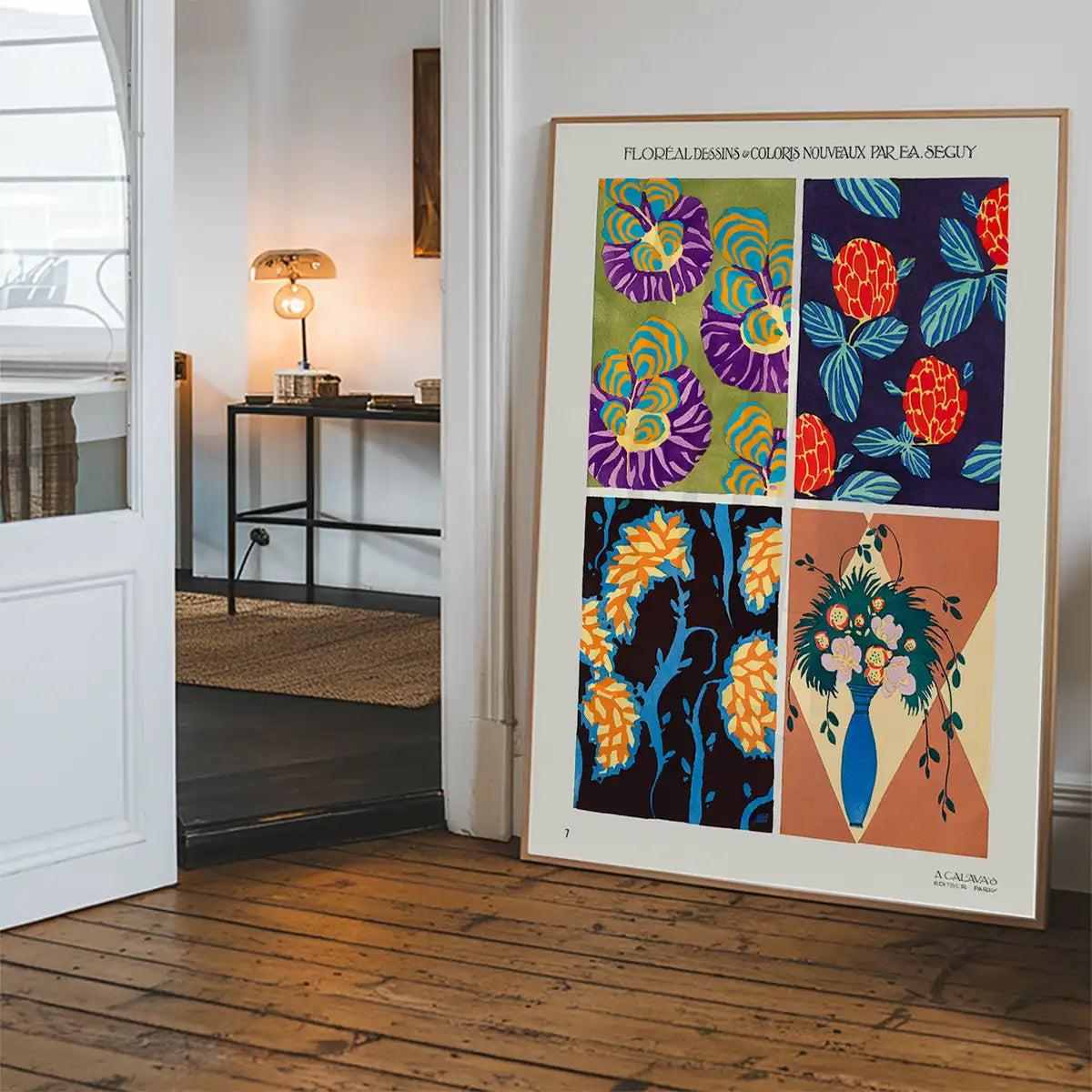 Emile-Alain Séguy Art Nouveau Pattern Print 021