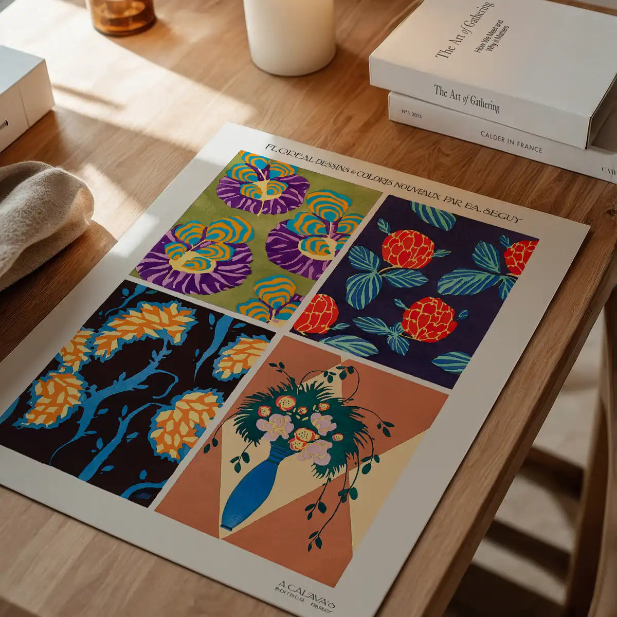 Emile-Alain Séguy Art Nouveau Pattern Print 021