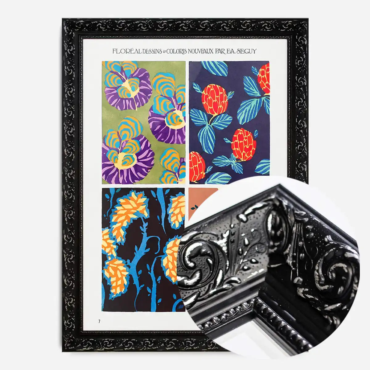 Emile-Alain Séguy Art Nouveau Pattern Print 021