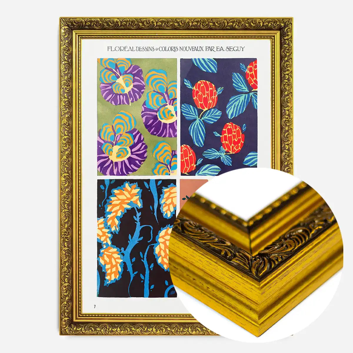Emile-Alain Séguy Art Nouveau Pattern Print 021