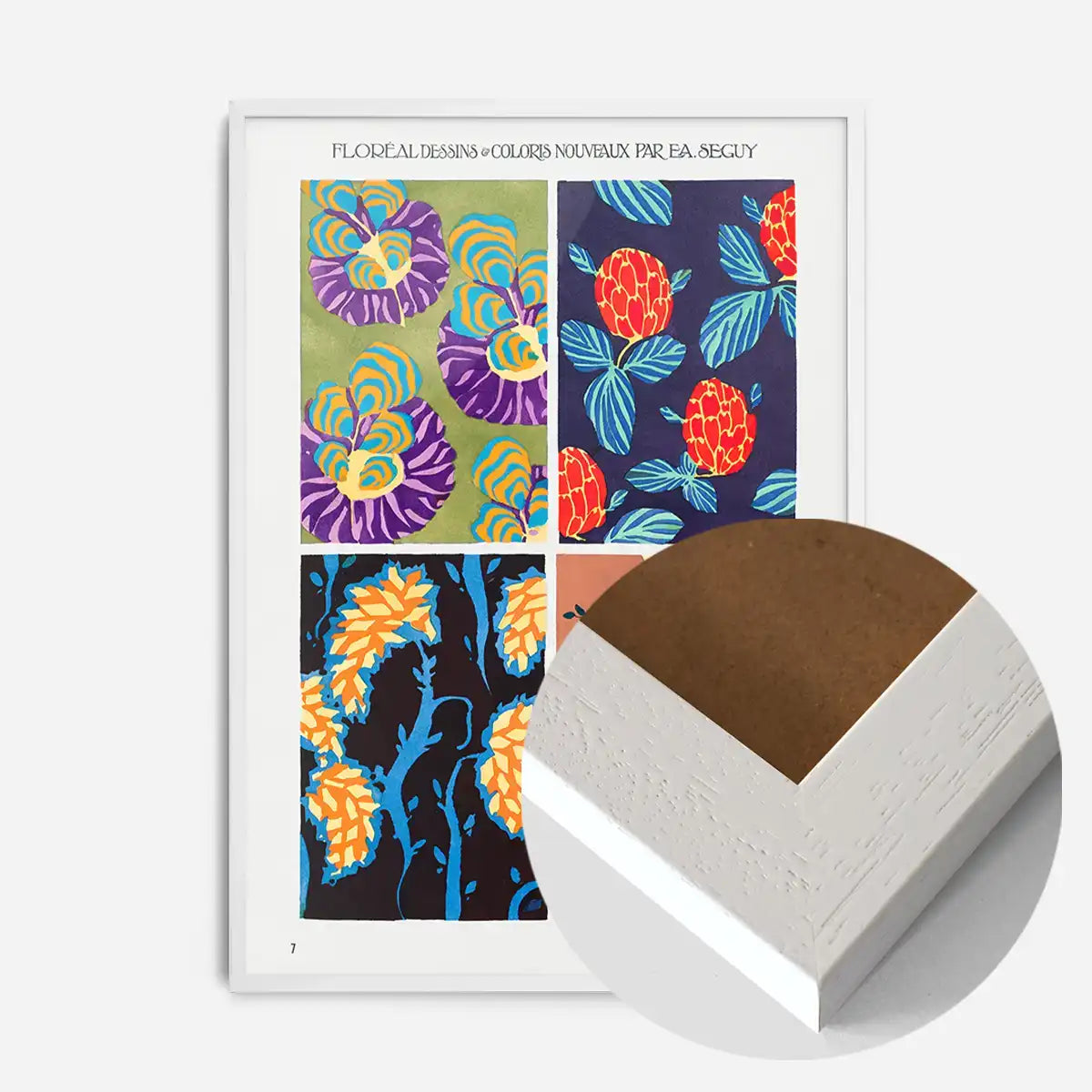 Emile-Alain Séguy Art Nouveau Pattern Print 021