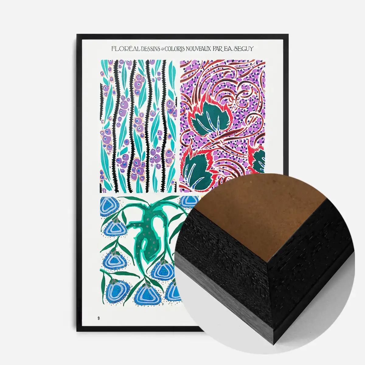 Emile-Alain Séguy Art Nouveau Pattern Print 022