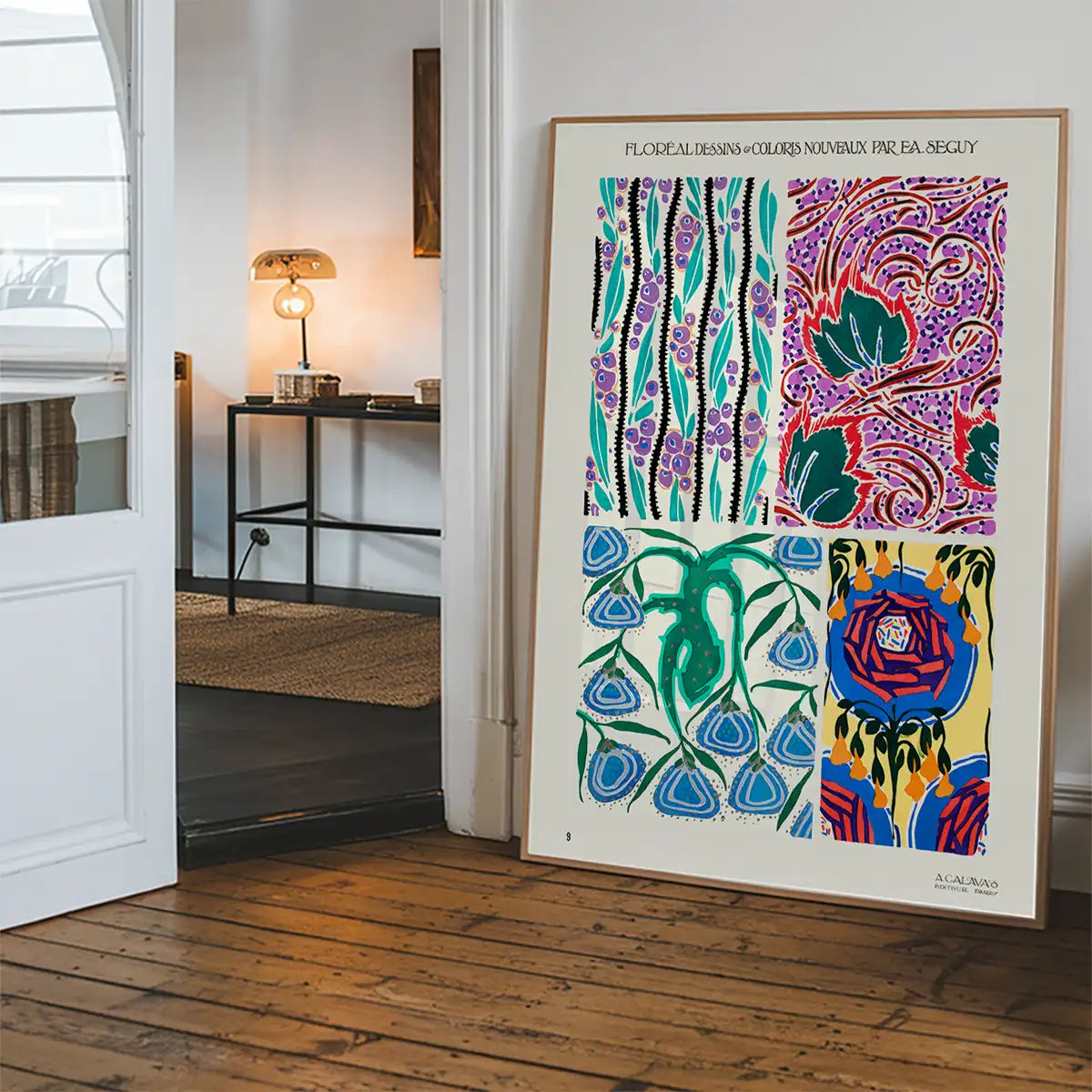 Emile-Alain Séguy Art Nouveau Pattern Print 022