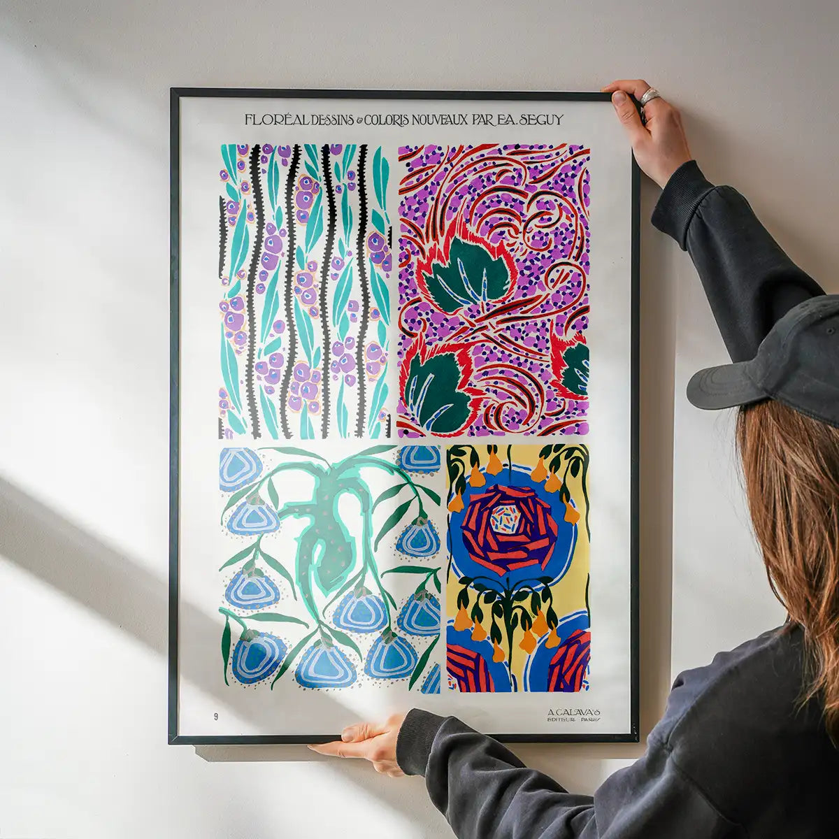 Emile-Alain Séguy Art Nouveau Pattern Print 022