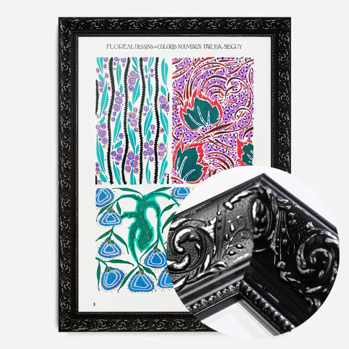 Emile-Alain Séguy Art Nouveau Pattern Print 022