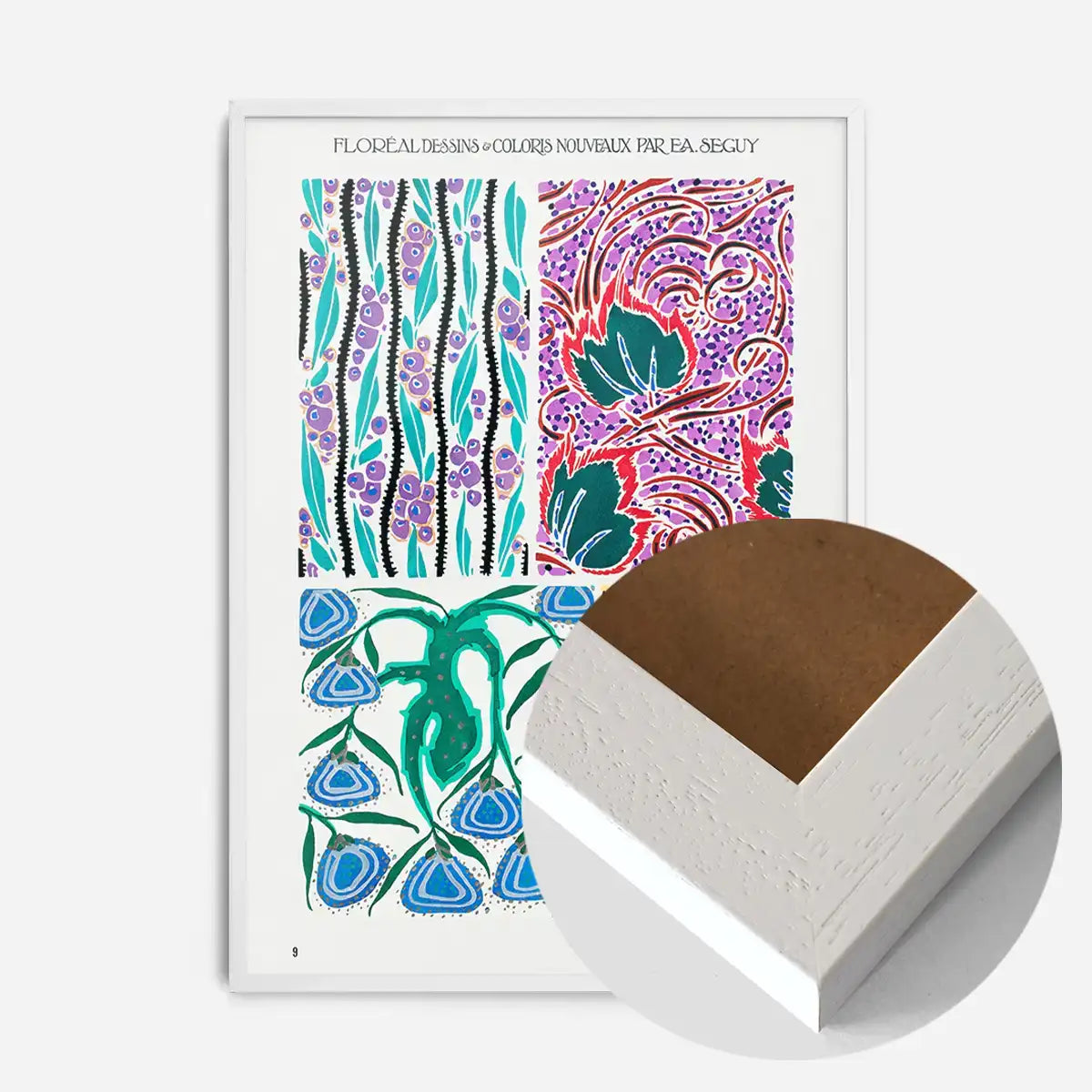 Emile-Alain Séguy Art Nouveau Pattern Print 022