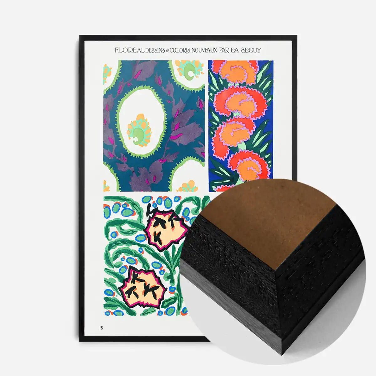 Emile-Alain Séguy Art Nouveau Pattern Print 023