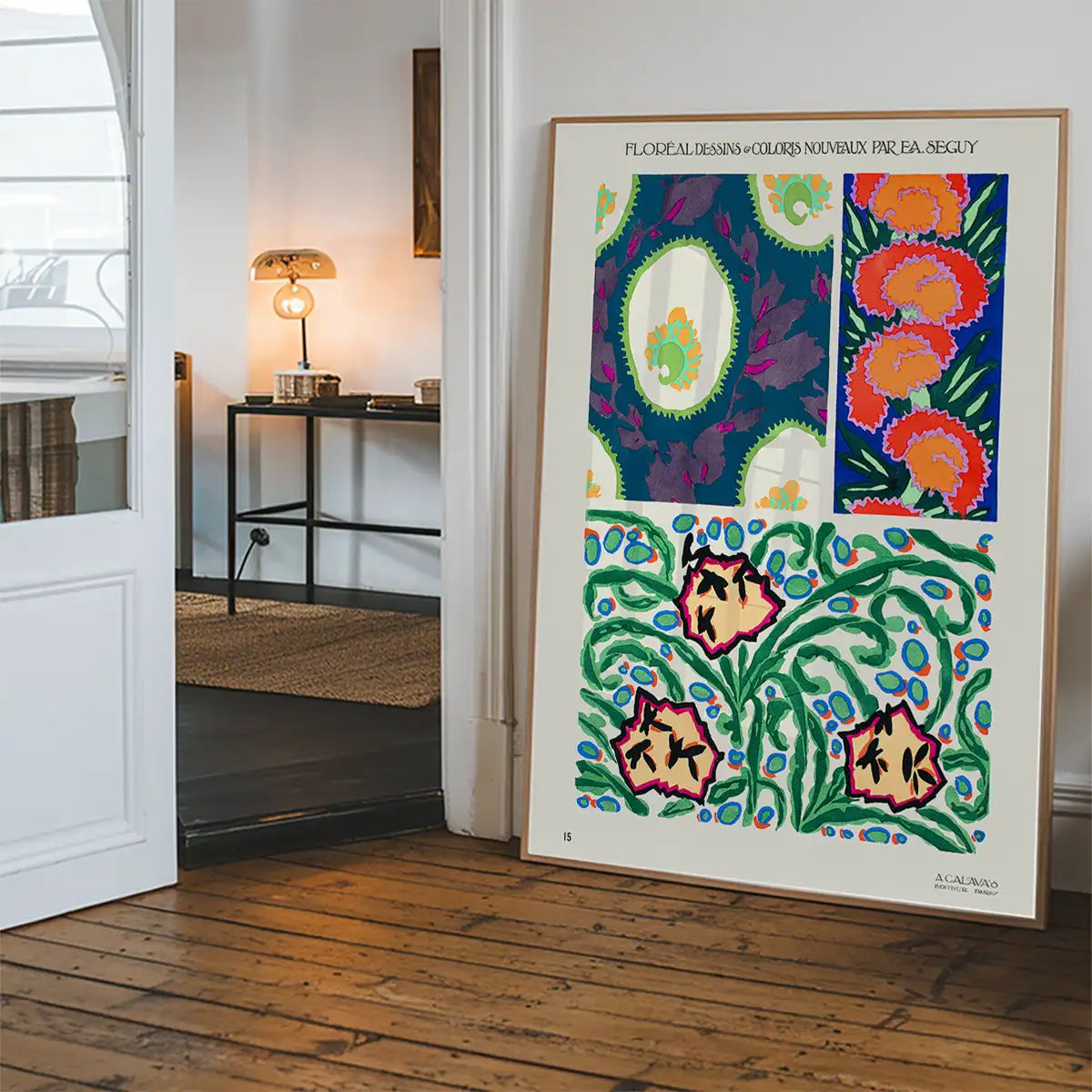Emile-Alain Séguy Art Nouveau Pattern Print 023