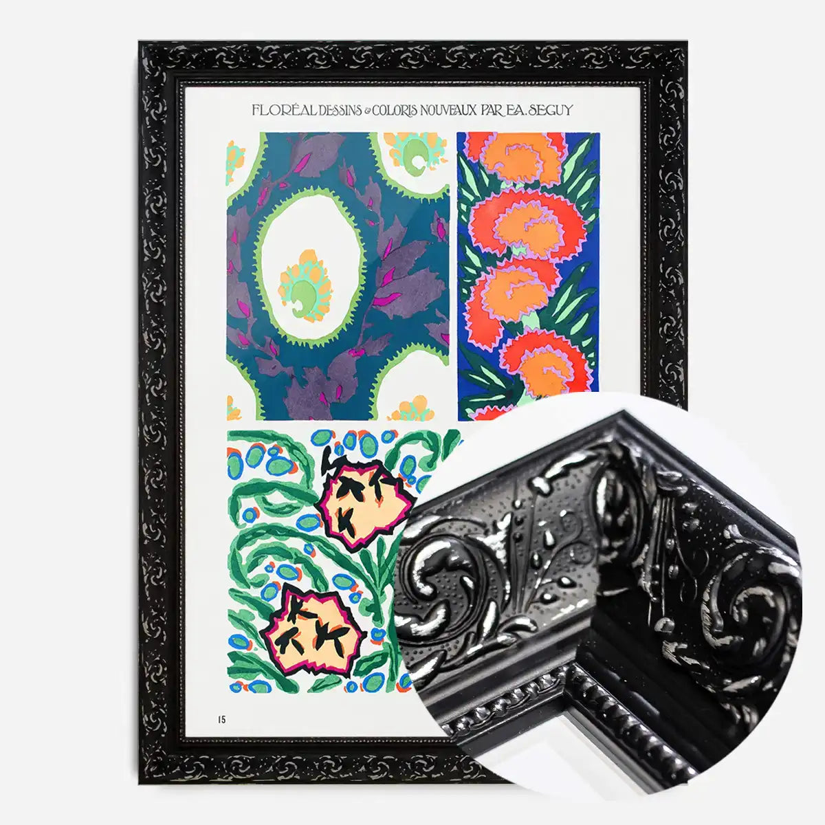 Emile-Alain Séguy Art Nouveau Pattern Print 023