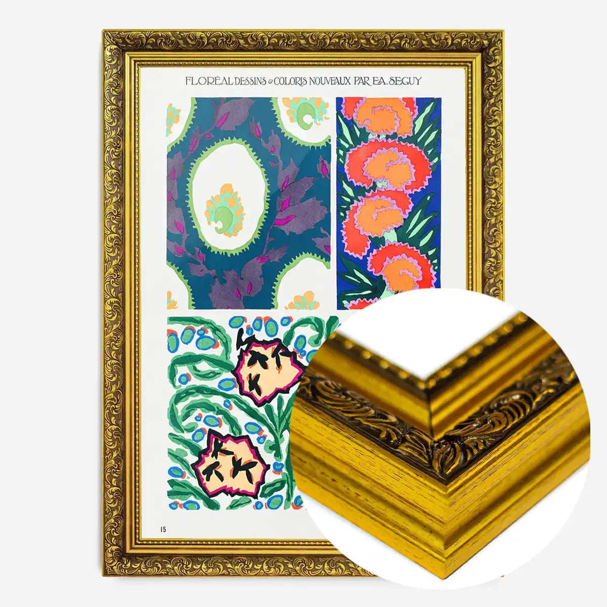 Emile-Alain Séguy Art Nouveau Pattern Print 023