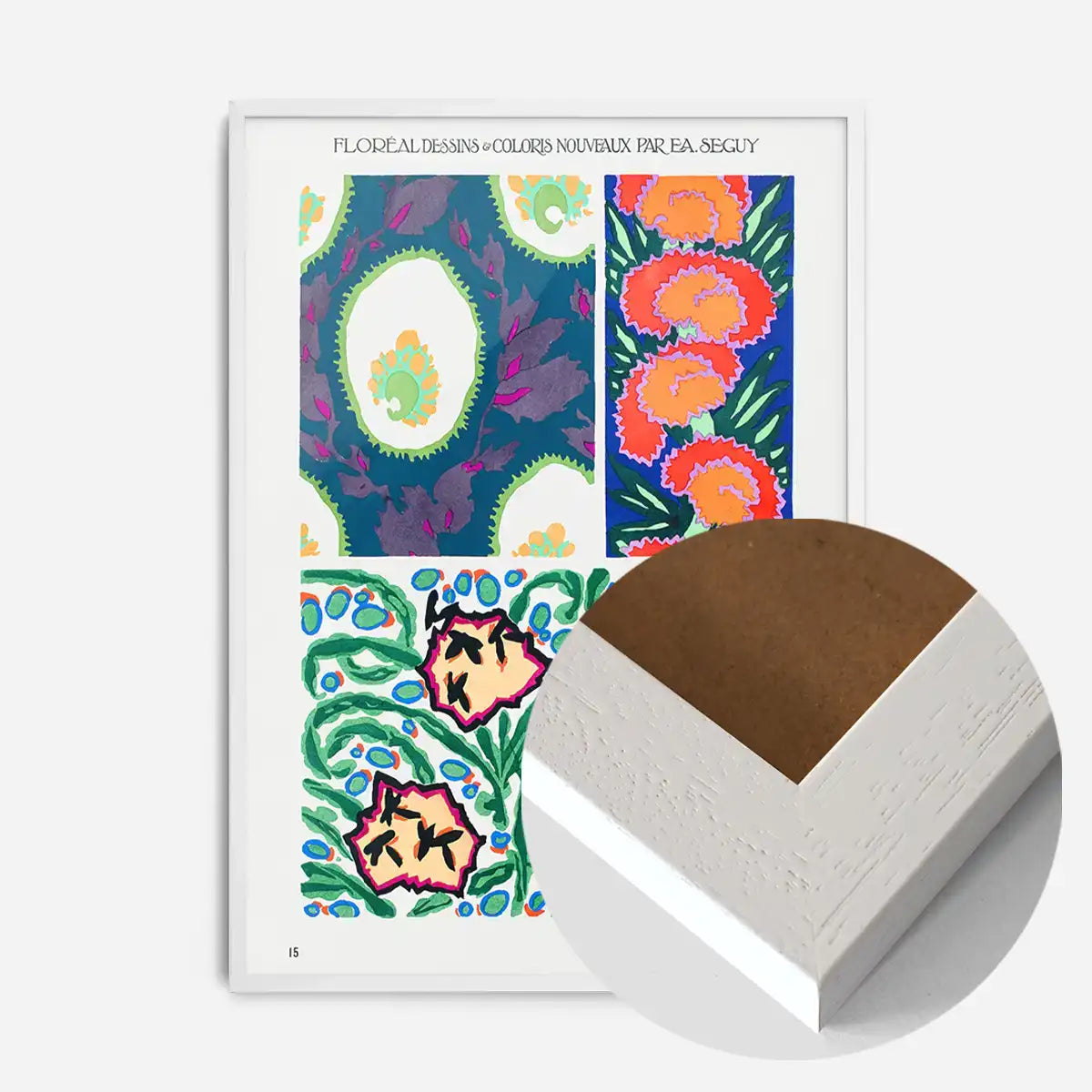 Emile-Alain Séguy Art Nouveau Pattern Print 023