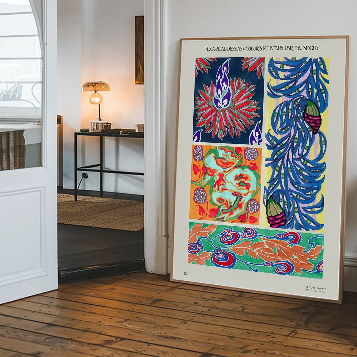 Emile-Alain Séguy Art Nouveau Pattern Print 024