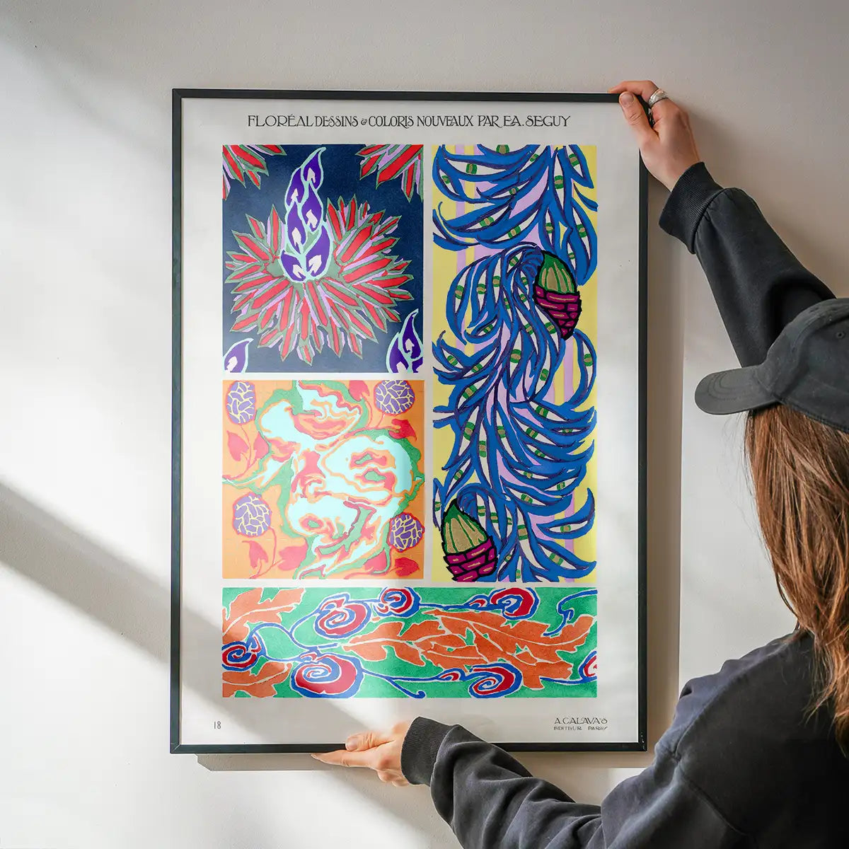 Emile-Alain Séguy Art Nouveau Pattern Print 024