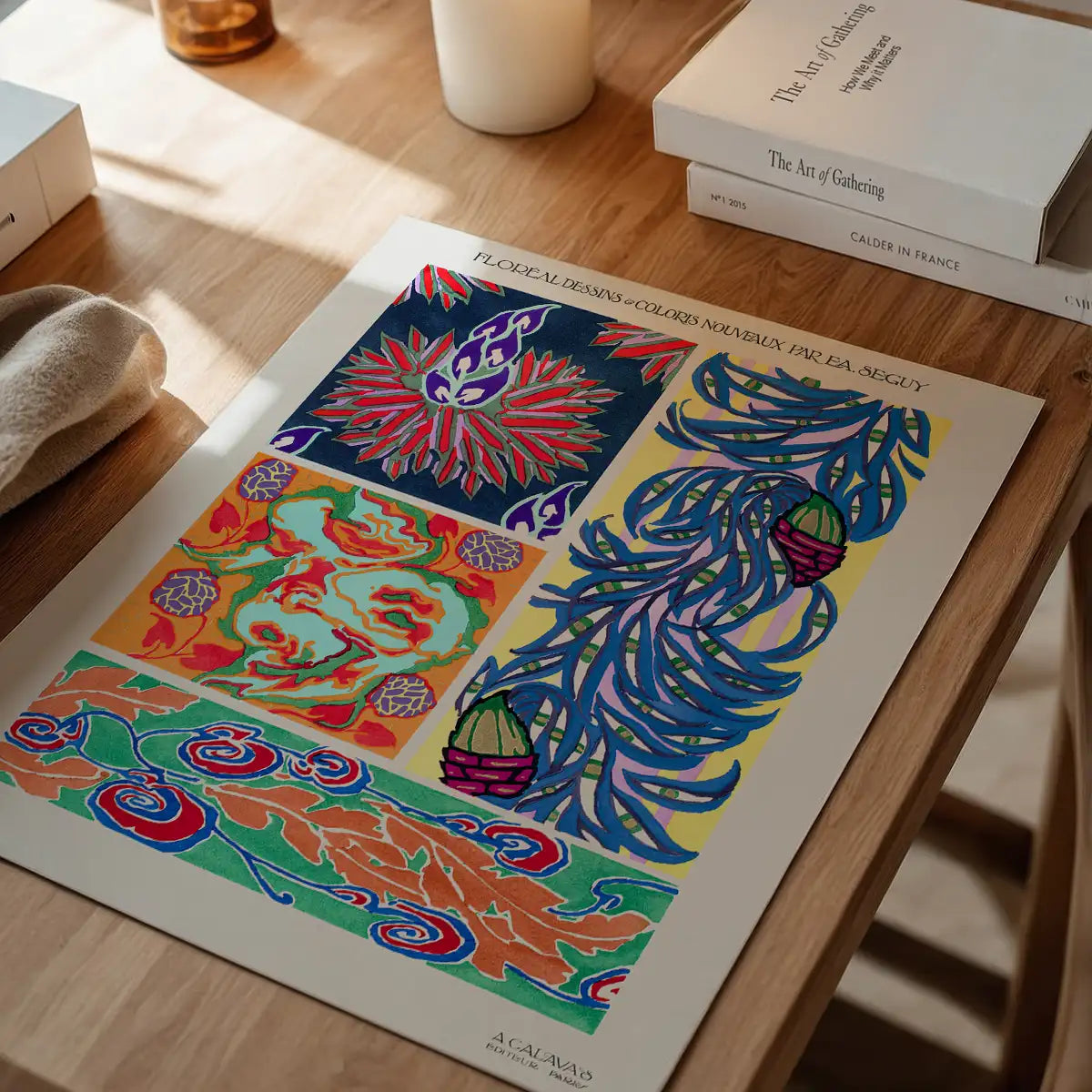 Emile-Alain Séguy Art Nouveau Pattern Print 024