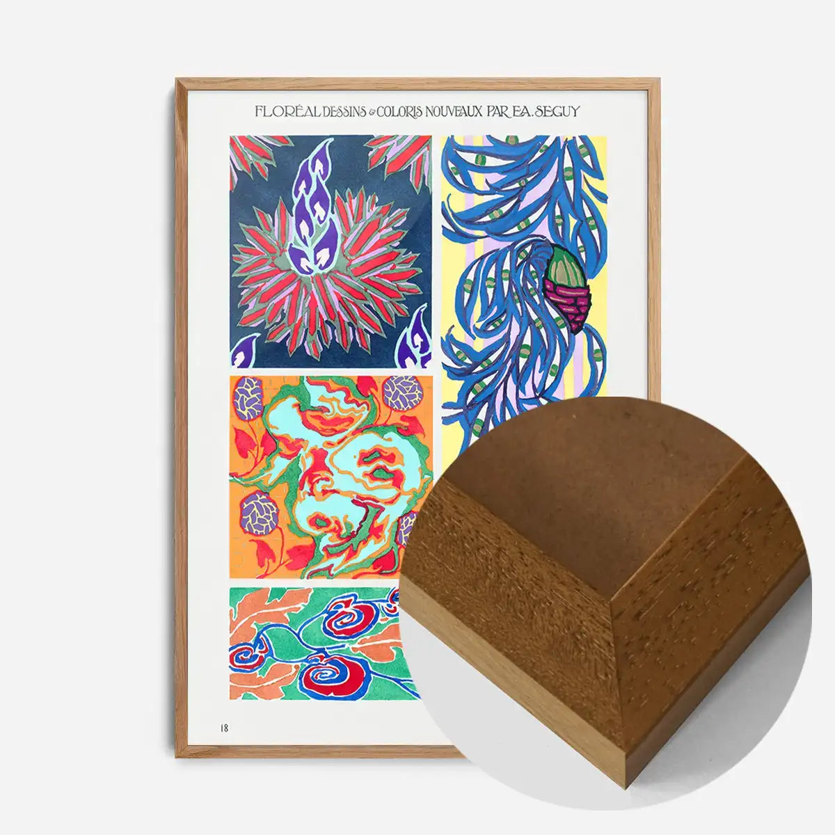 Emile-Alain Séguy Art Nouveau Pattern Print 024