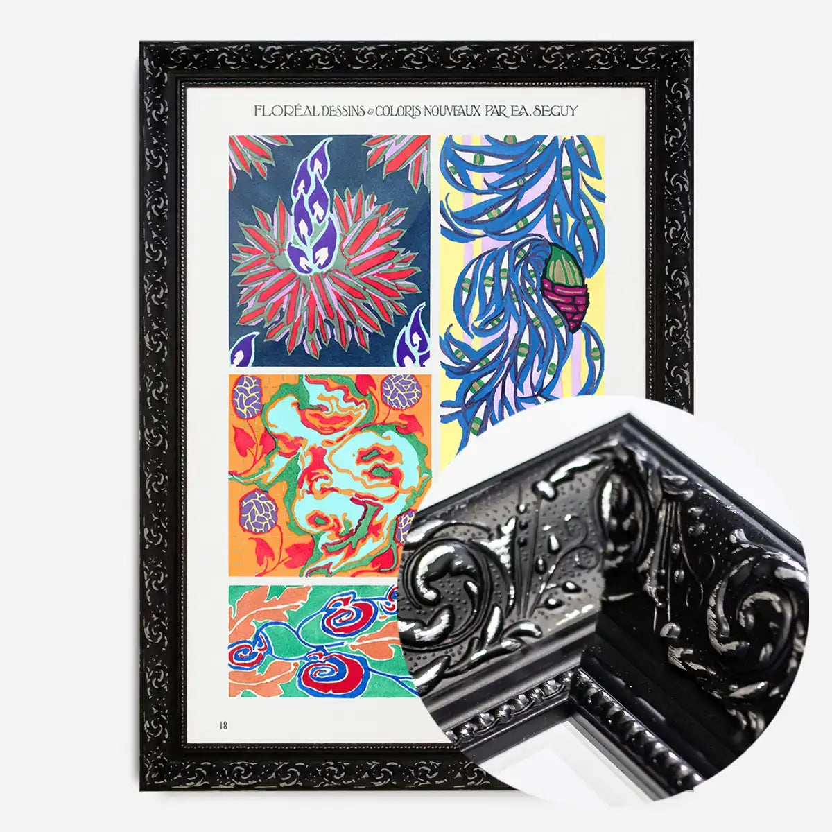Emile-Alain Séguy Art Nouveau Pattern Print 024