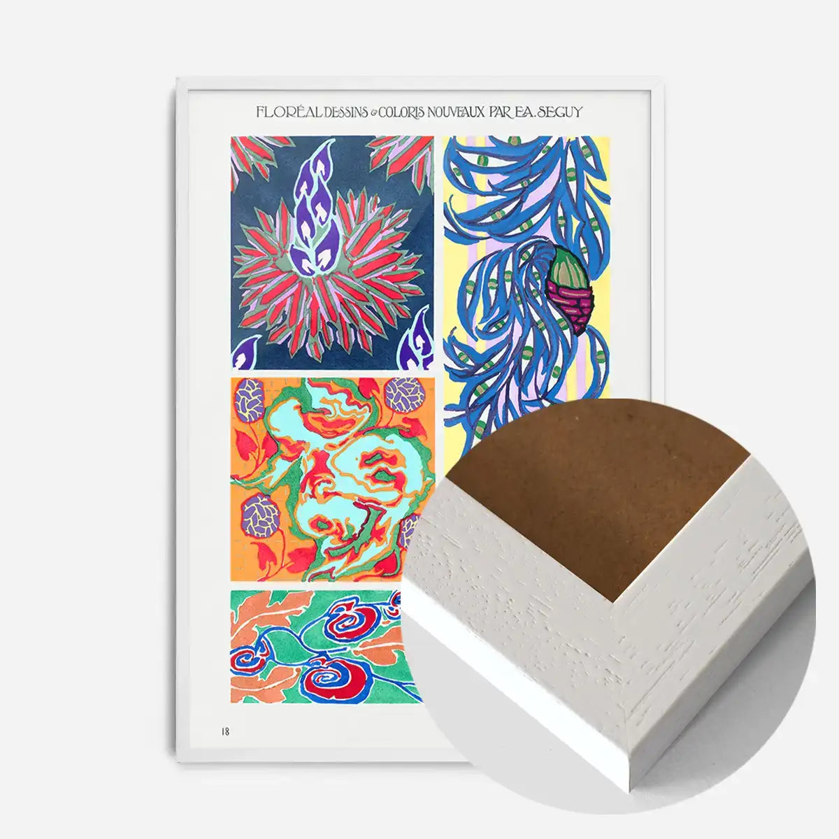 Emile-Alain Séguy Art Nouveau Pattern Print 024