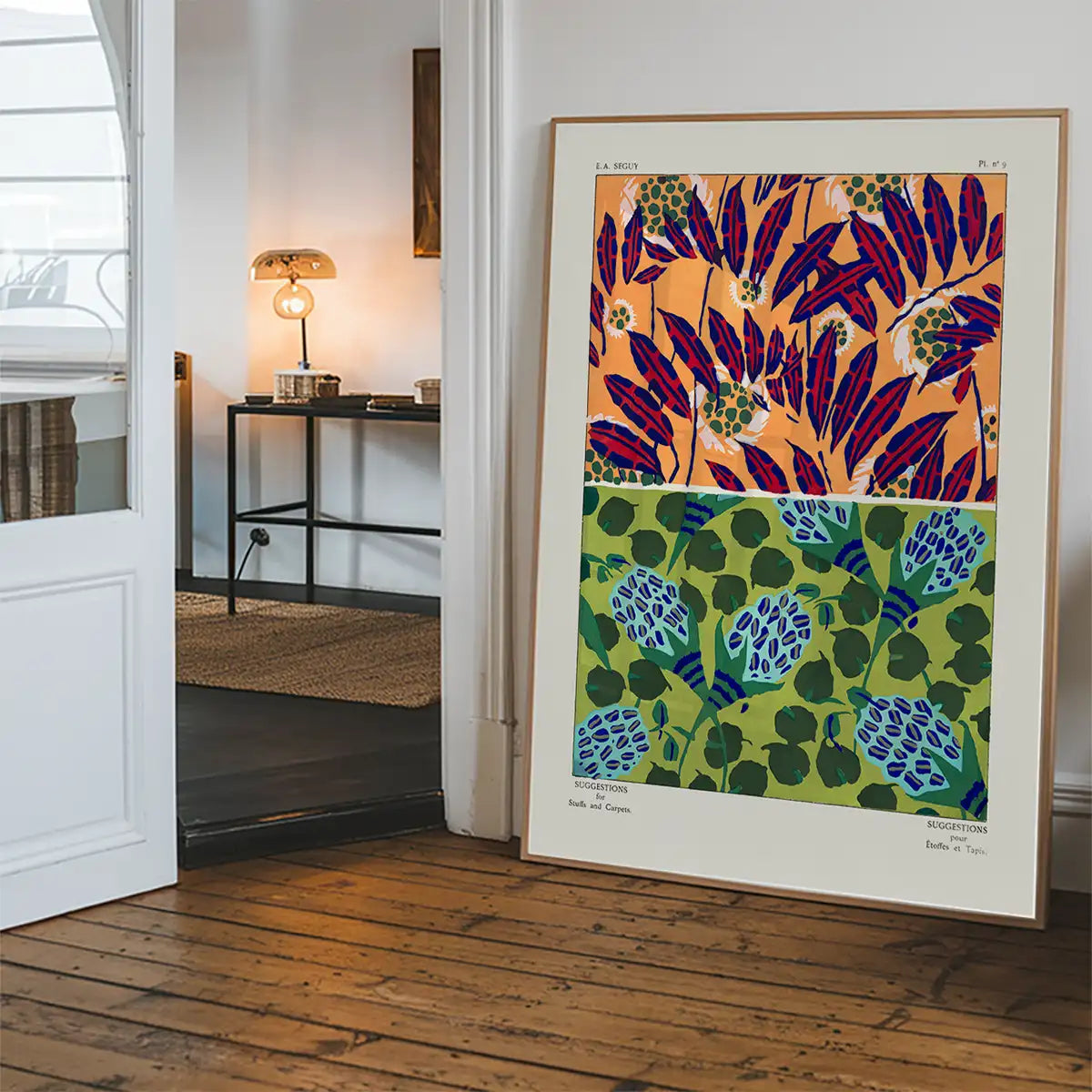Emile-Alain Séguy Art Nouveau Pattern Print 025