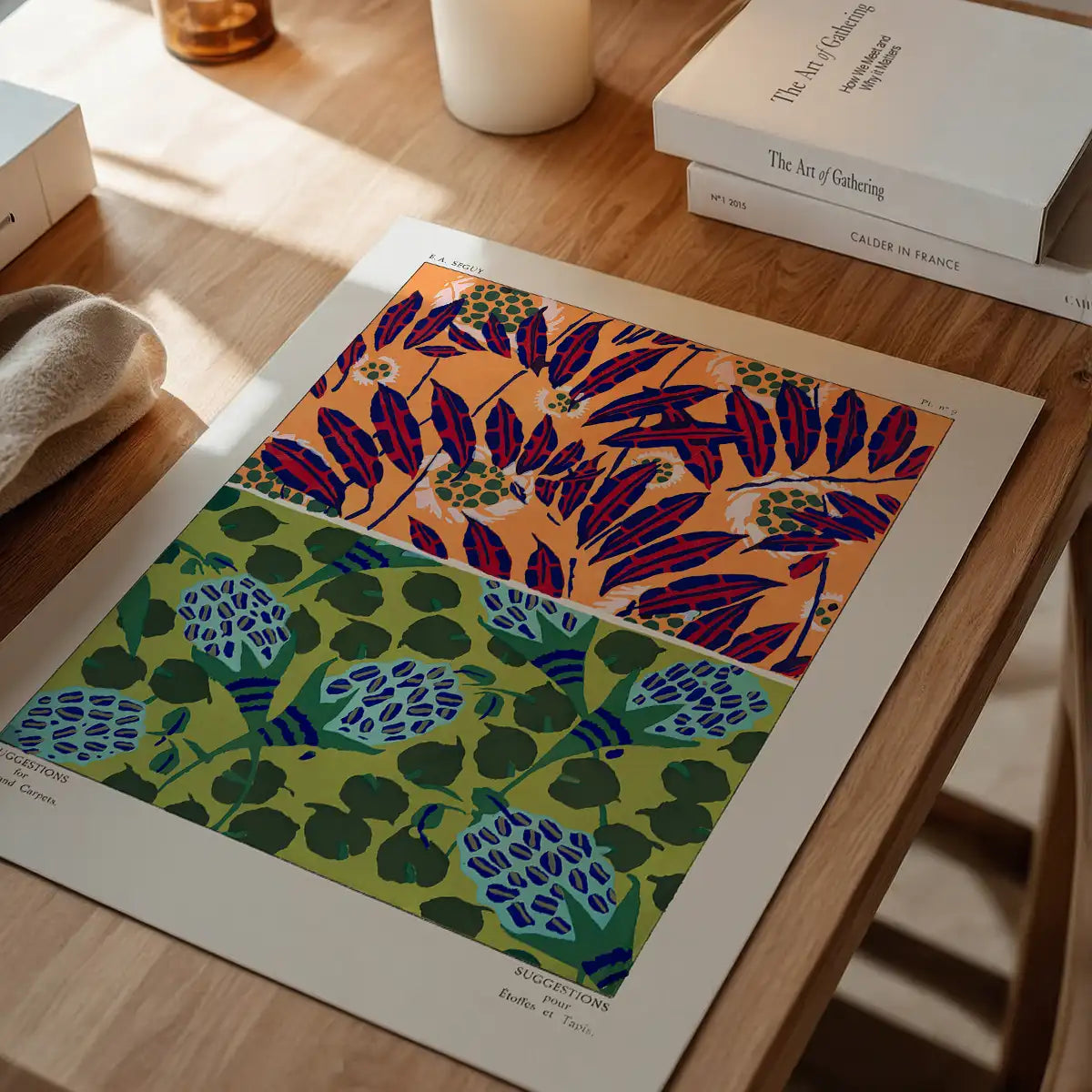 Emile-Alain Séguy Art Nouveau Pattern Print 025