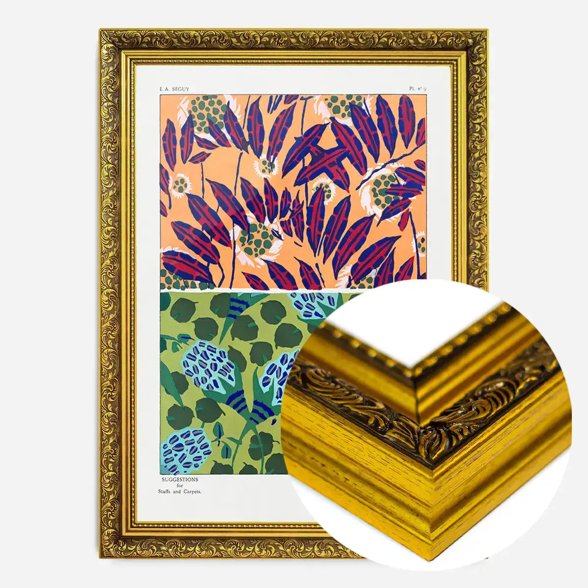 Emile-Alain Séguy Art Nouveau Pattern Print 025