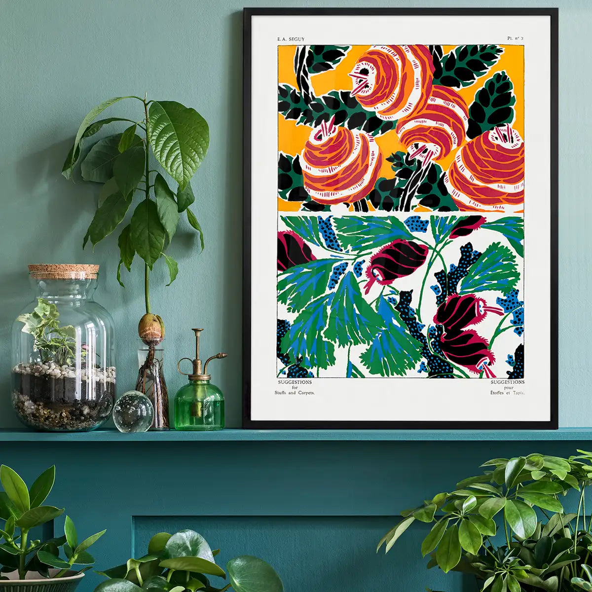 Emile-Alain Séguy Art Nouveau Pattern Print 026