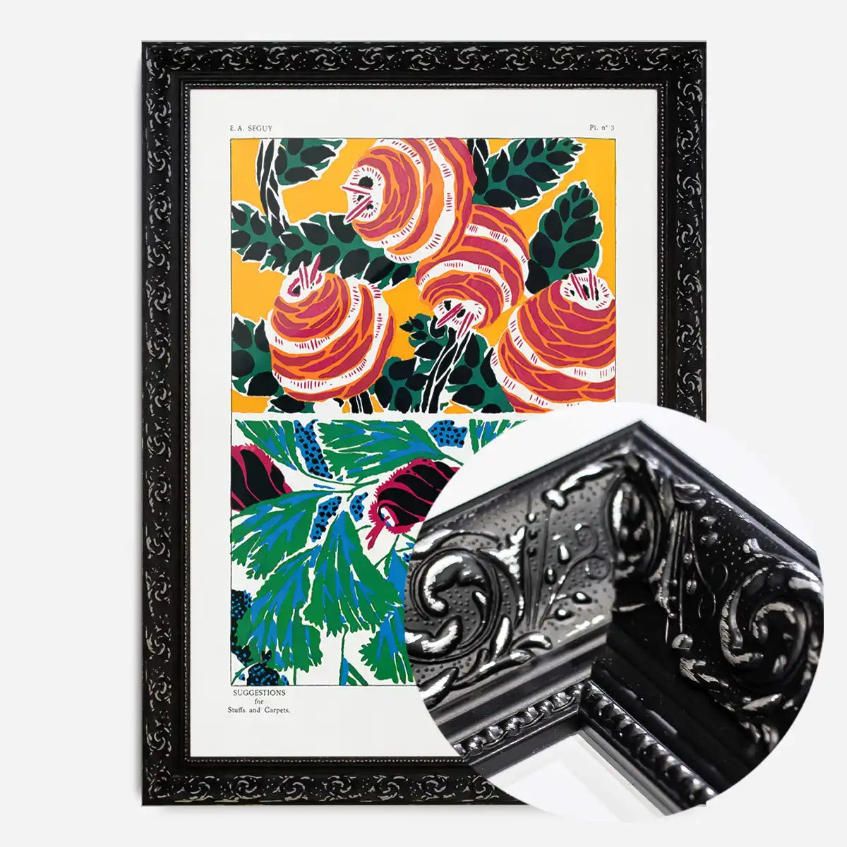 Emile-Alain Séguy Art Nouveau Pattern Print 026