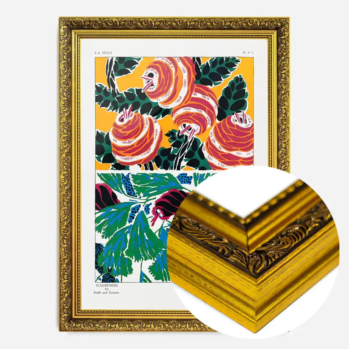 Emile-Alain Séguy Art Nouveau Pattern Print 026