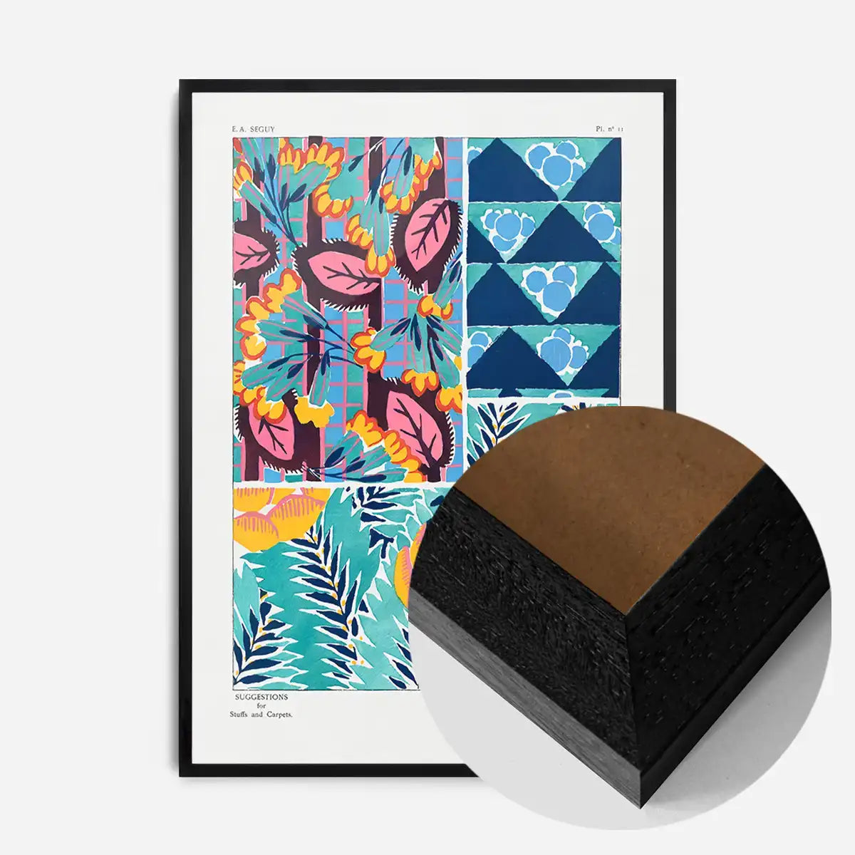 Emile-Alain Séguy Art Nouveau Pattern Print 027