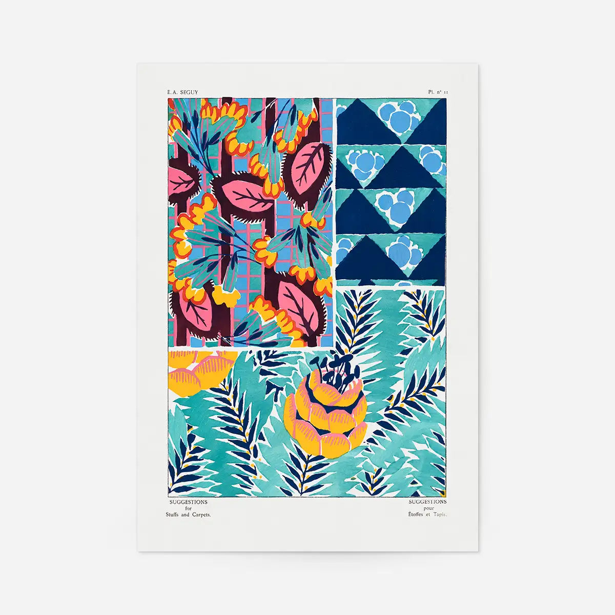 Emile-Alain Séguy Art Nouveau Pattern Print 027