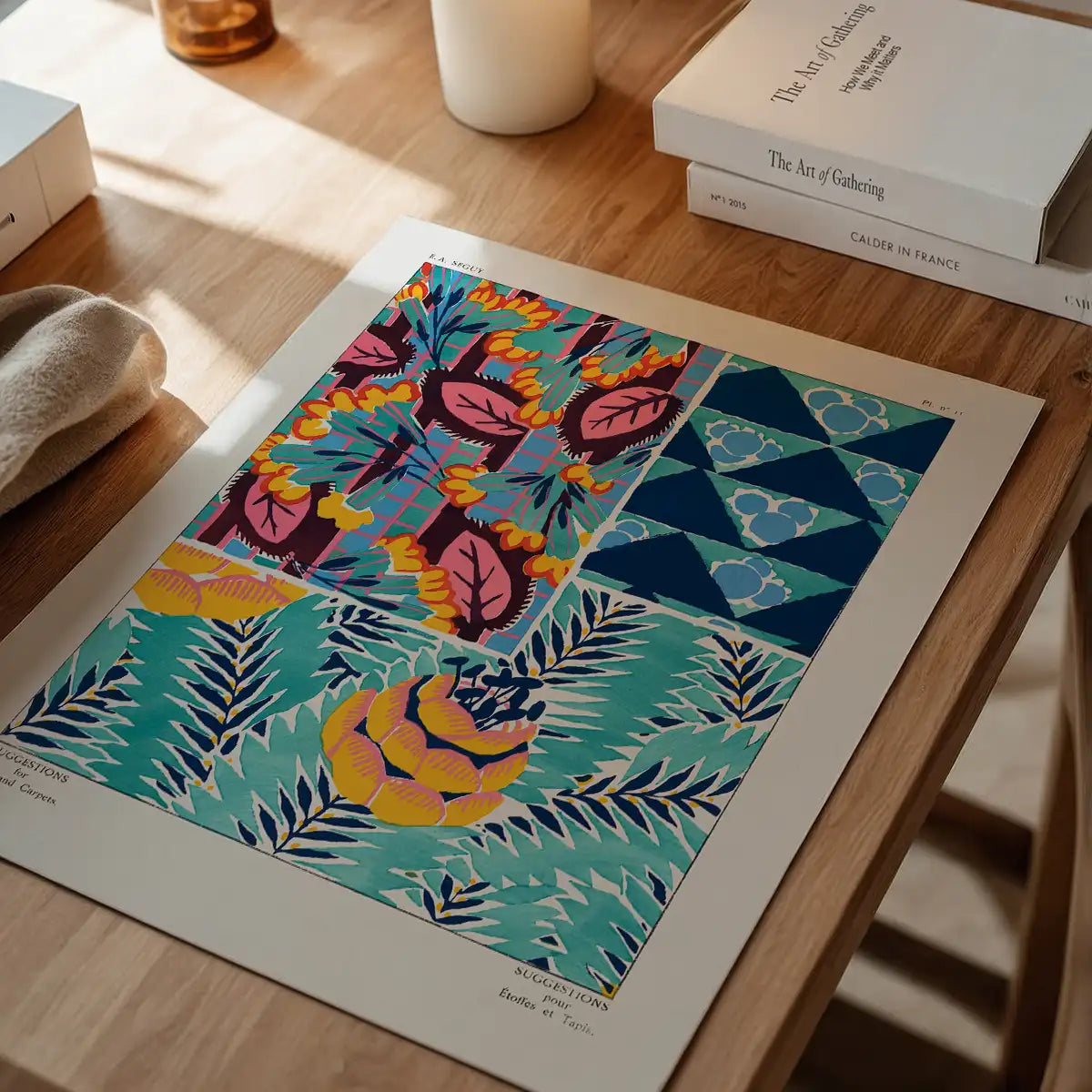 Emile-Alain Séguy Art Nouveau Pattern Print 027