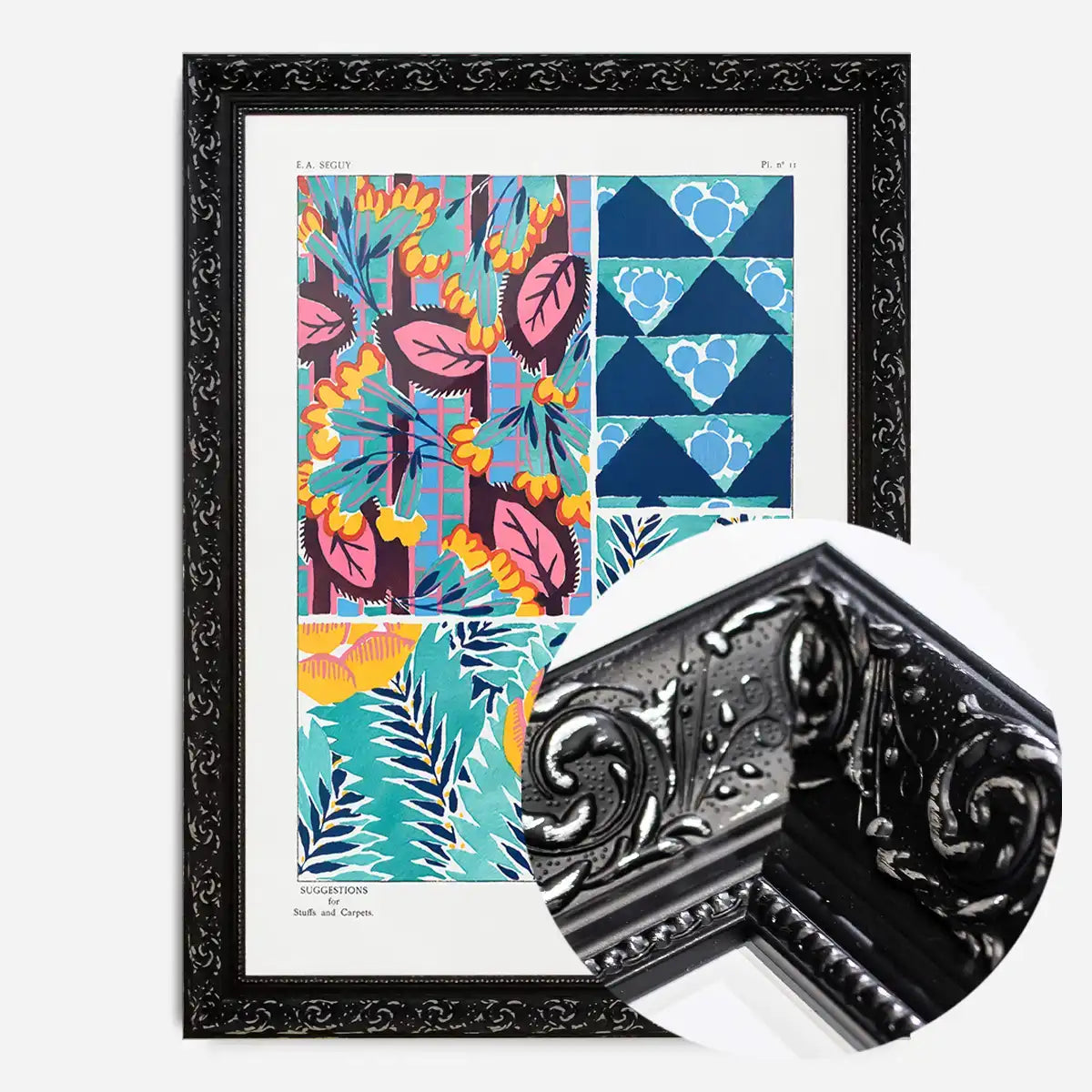 Emile-Alain Séguy Art Nouveau Pattern Print 027