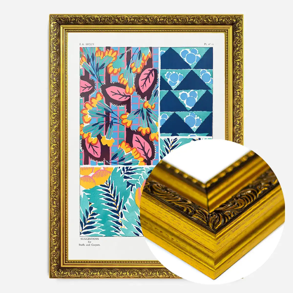 Emile-Alain Séguy Art Nouveau Pattern Print 027