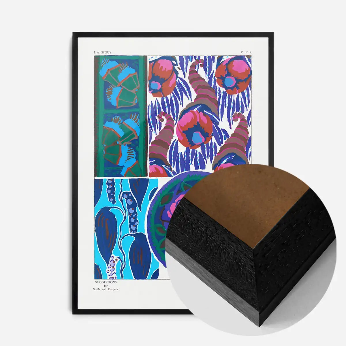 Emile-Alain Séguy Art Nouveau Pattern Print 028