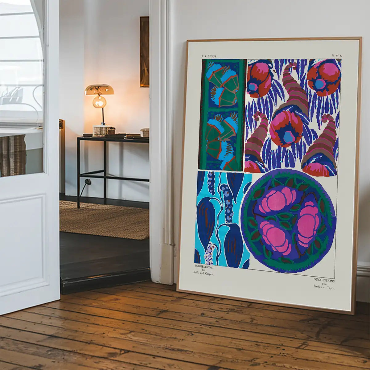 Emile-Alain Séguy Art Nouveau Pattern Print 028